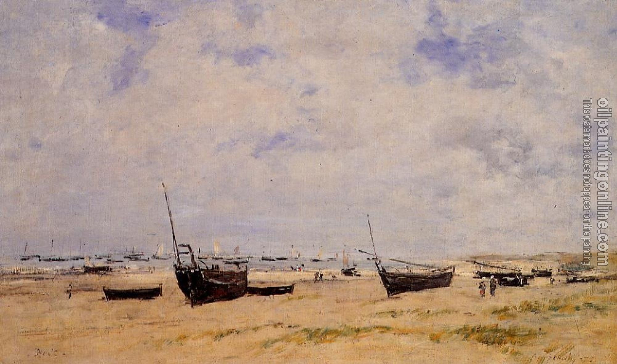 Boudin, Eugene - Berck, the Beach at Low Tide